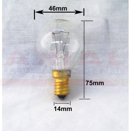 Universal Oven Bulb 40W 240v 300°C (Screw in Fitting) 404000