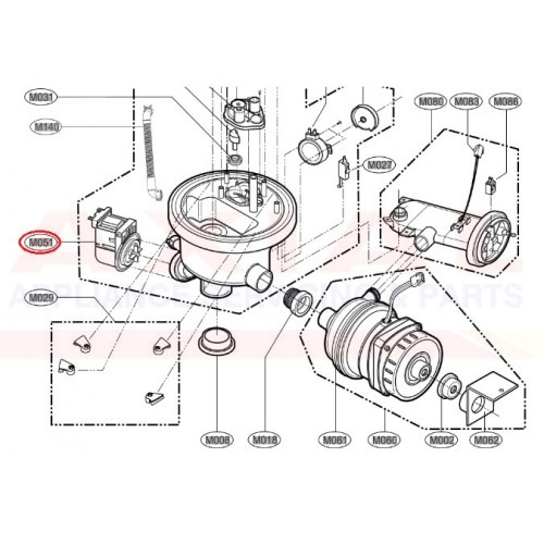 LG Dishwasher Drain Pump 4681EN2005A