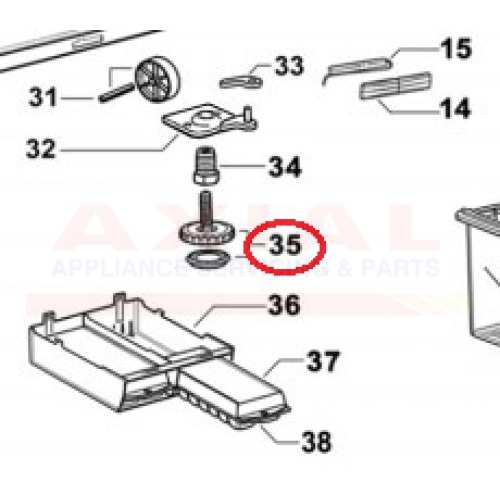 Fisher and Paykel Fridge Leveling Foot 818535