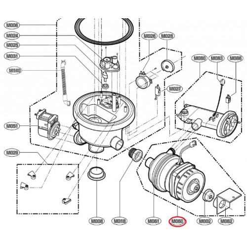 LG Dishwasher Wash Pump Assembly 5859DD9001A