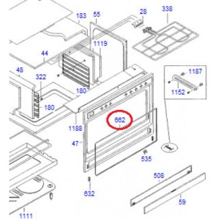 Electrolux Oven Door Gasket ET406072