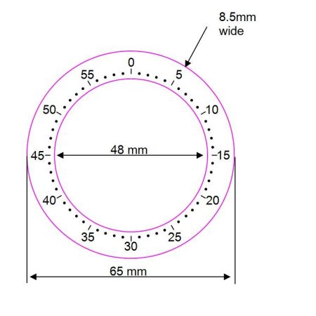 Oven Timer Decal AA2800