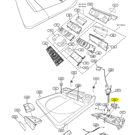 Panasonic Washing Machine Inlet Valve AXW292126616