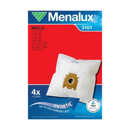 MENALUX 3101 MEILE SYNTHETIC DUST BAGS PKT4 900196141