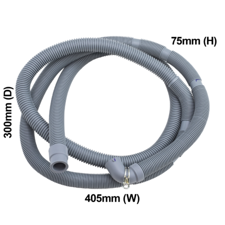 Electrolux Simpson Front Load Washing Machine and Washer Dryer Drain Outlet Hose 8588082764024
