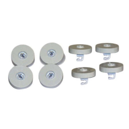 Fisher and Paykel Dishwasher White Bottom Basket Roller 521423P