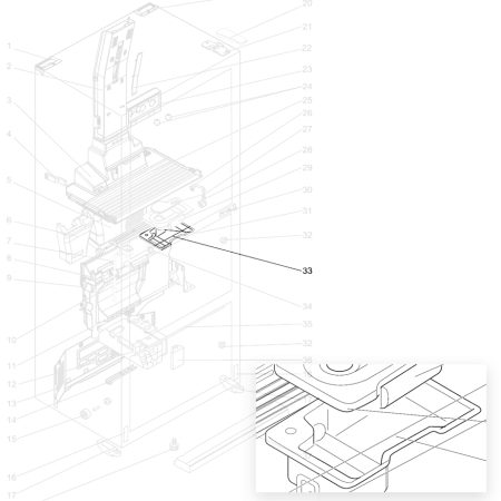 Mitsubishi Fridge Water Tank - KIEHJ3520