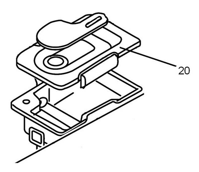 Mitsubishi Refrigerator Water Tank Cover KIEK96527